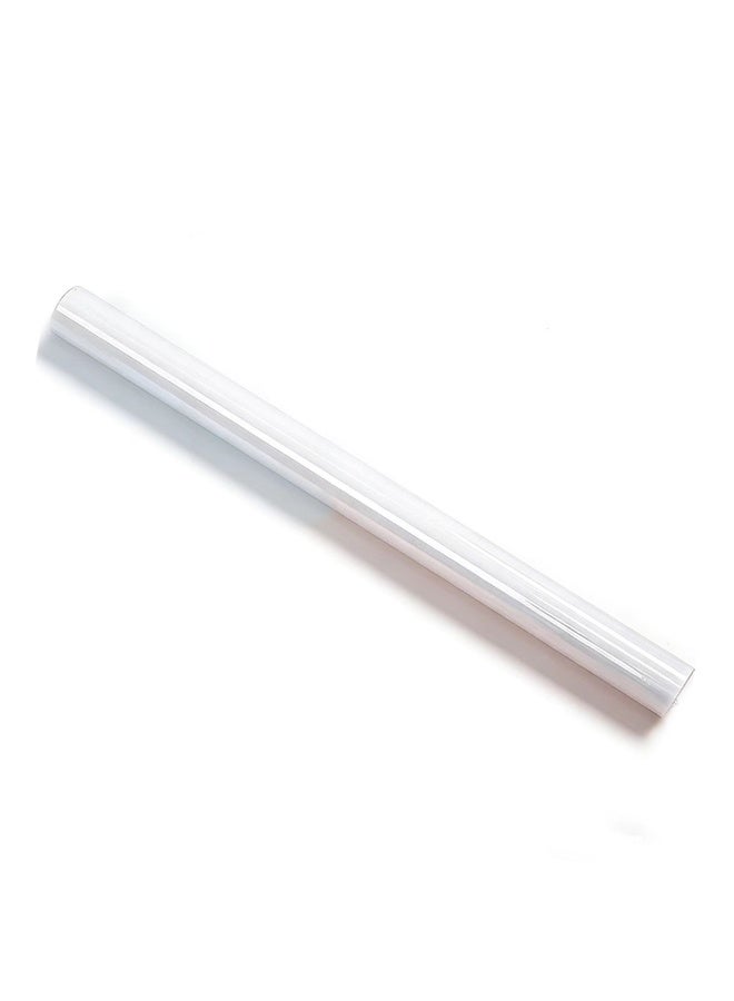 ملصق جداري ذاتي اللصق للسبورة البيضاء، 17.7 × 78.7انش، ابيض - Image 1